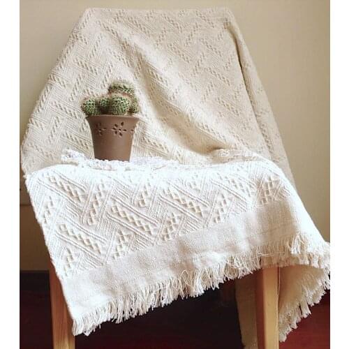 Blankets For Sofa Towel Plain Nordic Blanket White Tapestry Sofa Cover Throw Blanket покрывало на кровать Blankets And Throws