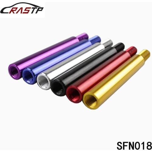 RASTP-Aluminum Shift Knob Extender Extension Lever Gear Manual Shifter 120mm For Honda RS-SFN018