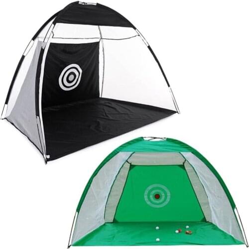 3m Outdoor Foldable Golf Hitting Cage Training Aids Indoor Sports Golf Cage Swing Trainer Garden Grassland Golf Practice Net