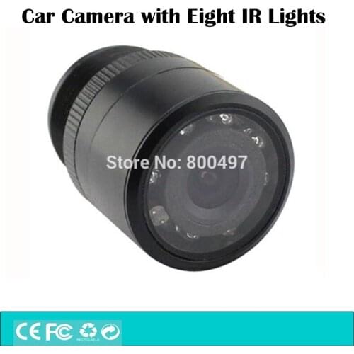 Universal Mini Night Vision Color Reverse Backup Car Rear View Camera 28mm 480 TVL 170 Degrees Waterproof IP67 for All the Cars