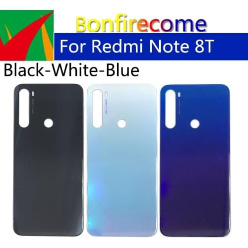 10Pcs\Lot For Xiaomi Redmi Note 8T Note8T Back Battery Cover Door Rear Housing Cover Case Chassis Shell Replacement