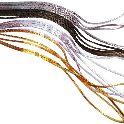 100m 0.8mm Thin Snake Chains Link Chain Findings for Jewelry Making SNC-01