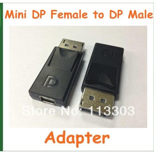 20pcs DP DisplayPort Converter - Mini DP Female to DP Male Computer Adapter Connector Extender