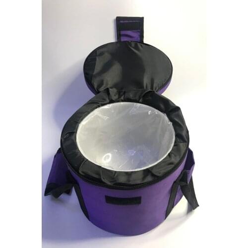 8" C/D/E/F/G/A/B Chakra Frosted Quartz Crystal Singing Bowl With Free Carry Bag and Mallet