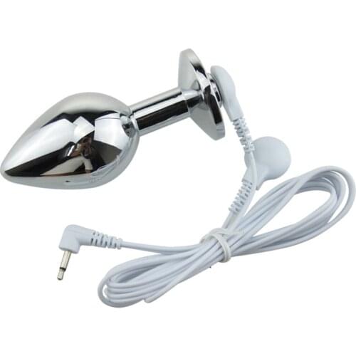 86*34mm Electro Shock Anal Plug Electric Shock Butt Plug Massager Medical Themed Sex Toy for Men Women Adult Games Sex Products