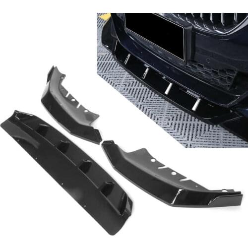 Bumper Diffuser Front Bumper Spoiler /set Aerodynamic Wear Proof Replacement for 5series G30 2017-2021 for Car Accessaries