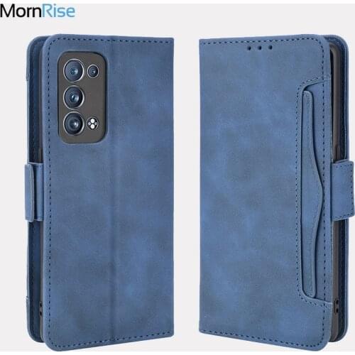 For OPPO Reno 6 Pro Plus 5G Wallet Case Magnetic Book Flip Cover For OPPO Reno6 Pro Card Photo Holder Luxury Leather Fundas