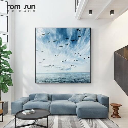 Nordic Style Canvas Painting Landscape Sky Art Wall Pictures For Living Room Home Decor Posters And Prints Modern HD Poster