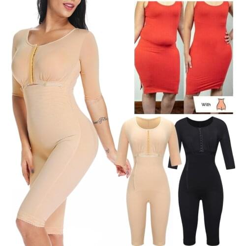 Body Shaper Women Bodysuit Shapewear Waist Trainer Stomach Slimming Underwear Belt Butt Lifter Tummy Control Shaper Arm Shaper