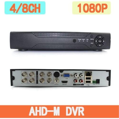 Multifunctional 4CH/8CH 1080N TVI.CVI .AHD-NH 5 In1 Hybrid DVR/1080P NVR Video Recorder AHD DVR For AHD/Analog Camera IP Camera