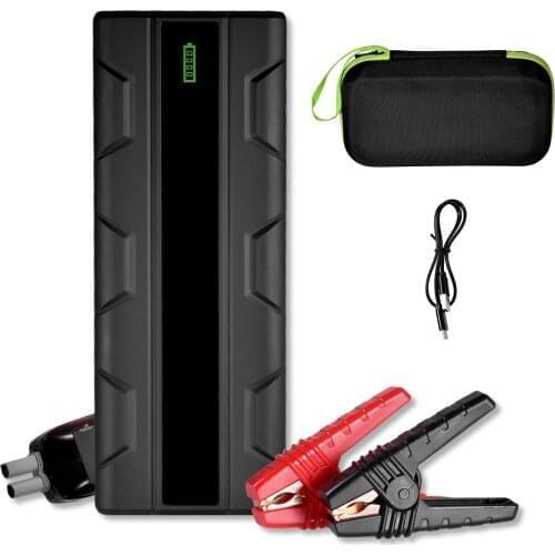 12800mAh Power Car Jump Starter Portable 12V Power Bank For 7L Gas Engines Intelligent Auto Car Battery Charger Emergency 2021