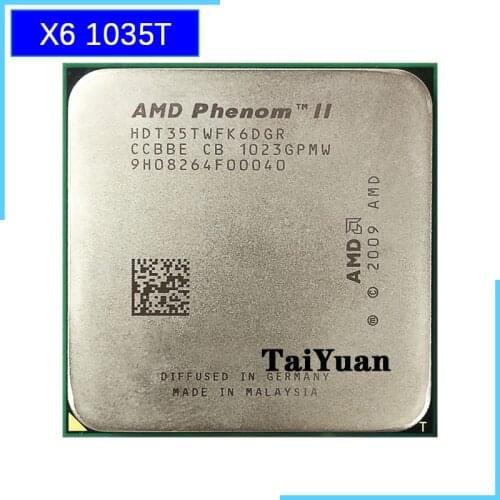 AMD Phenom II X6 1035T 1035 2.6G Six-Core CPU processor HDT35TWFK6DGR Socket AM3