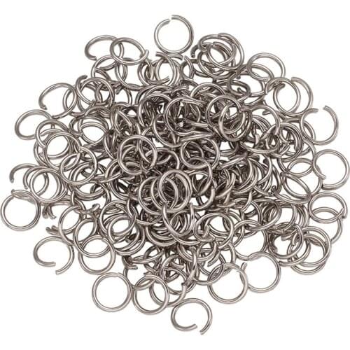 4/5/6/7/8/9/10mm 304 Stainless Steel Jump Rings Open Jump RingsMetal Jewelry Findings Accessories DIY Making Supplies Connectors