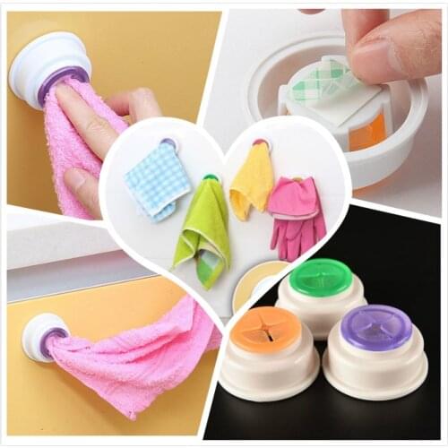 1PC Or 2Pcs Bathroom Kitchen Wall Shelf Wash Cloth Clip Holder Clip Storage Rack Bath Room Storage Hand Towel Rack Supplies