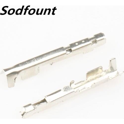 100pcs H62 brass tinned 1.0mm automotive terminal Automotive connector female terminal DJ622-F1.0A