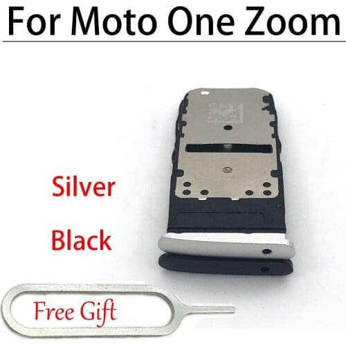 SIM Card Tray Slot Holder Adapter Accessories For Moto One Zoom