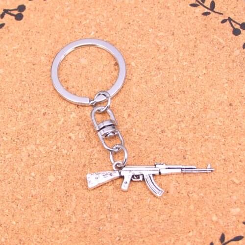 20Pcs Gun AK 47 Keychain Novelty Gadget Trinket Souvenir Christmas Gift Keychain Drop Shipping