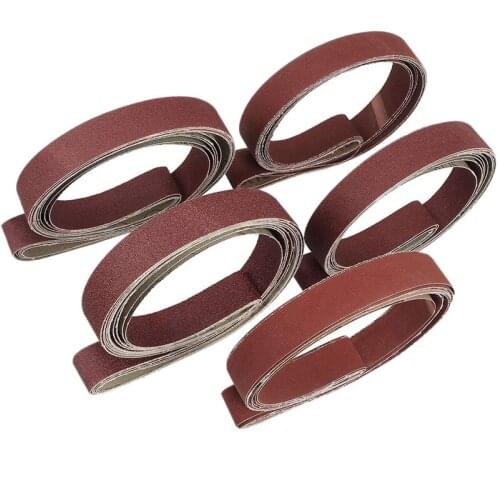 25 Pack 1 X 42 Inch Sanding Belts Aluminum Oxide Sander Belt (5 Each Of 80 120 150 240 400 Grits) For Belt Sander Promotion