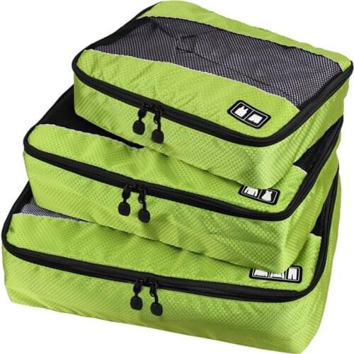 3Pcs/Set Unisex Organizer Packing Cube For Clothes sorting necessaire Luggage Travel Bags Carry on Suitcase Duffle Bag shoe Bags
