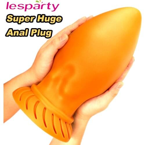 Super Huge Anal Plug Big Butt Plug Beads Anus Expansion Stimulator Soft Big Dildo Erotic Anal Sex Toys For Woman Men Sex Shop