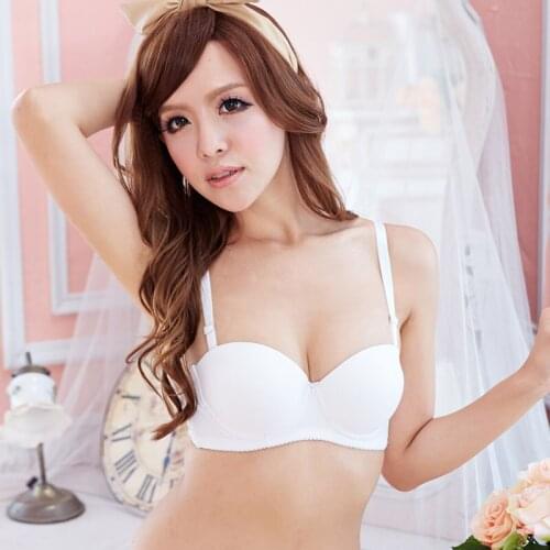 BRZFMRVL White color Lady Wedding bra Multiway Lace Underwear Push Up Bra Half Cup Underwire sexy bra Back Closure seamless bra