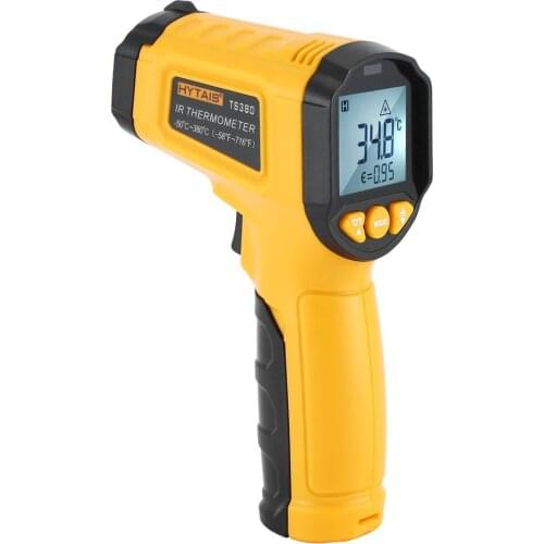 TS380/TS600 Digital Infrared Thermometer IR-LCD Color Screen Temperature Meter -50℃-380℃ Non-contact Thermometers Pyrometer Hot