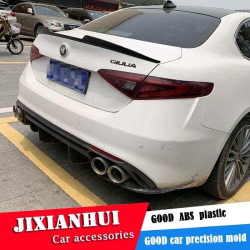 For Alfa Romeo Giulia Spoiler Carbon Fiber 2016-2019 Romeo Giulia Carbon Spoiler Car Rear Wing Spoiler