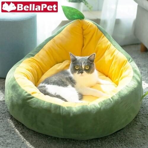 Pet Bed for Cats Winter Cat Bed House Kitten Cat Basket Pet Product Cat Accessories Frog Cat Bed for Puppy Cotton Cat Bed