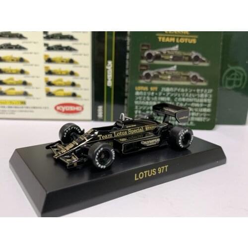 KYOSHO 1/64 Lotus 97T #12 Ayrton Senna Collect die casting alloy trolley model