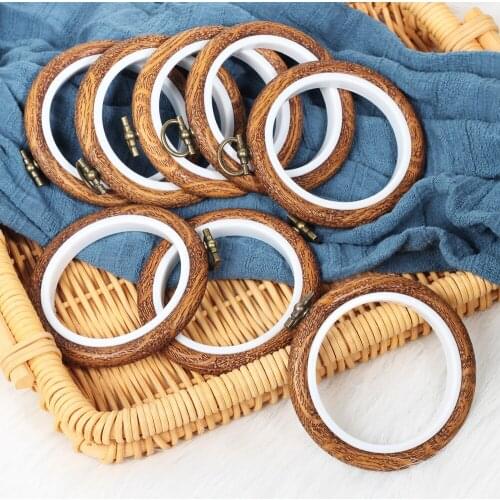 4pcs or 8pcs Embroidery Cross Stitch Bamboo Hoop Kit Ring Embroidery Hoop Frame Large Sewing Tool Accessory Decoration