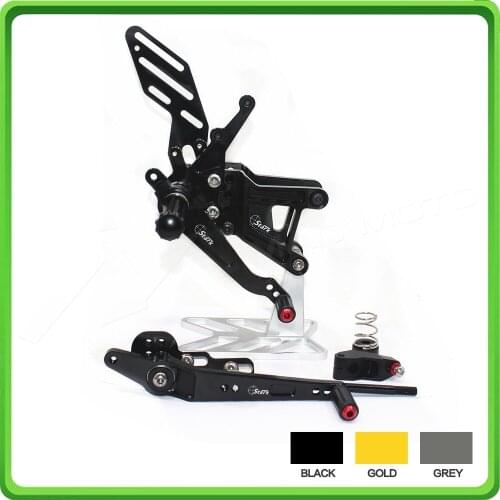 RACING USE Adjustable Rearsets Rear set sets Footrest Foot Rest Pegs for BMW S1000RR 2009 2010 2011 2012 2013 2014 Black