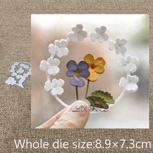New Design Craft Metal die cuts Cutting Die flowers wreath decoration scrapbooking Album Paper Card Craft Embossing die cuts