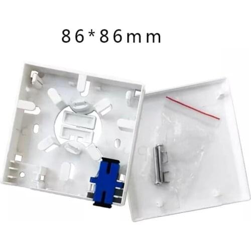 10PCS FTTH fiber panel fiber optic terminal junction box 86 information panels 86 Desktop Box