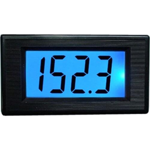 Panel-mounted 0-200Ohm 0-2K Ohm Resistance Tester Ohm Meter Resistor Testing Meter with LCD Display