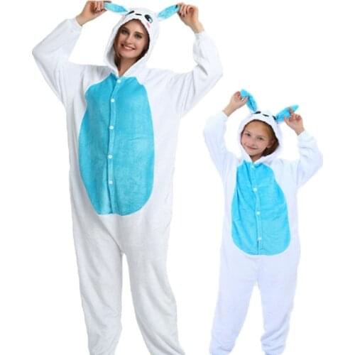 Adults Kids Onesie Animal Pajamas Sets Cartoon Sleepwear Unicorn Pajamas Winter Unicornio Women Childs Flannel Hooded Kigurumi