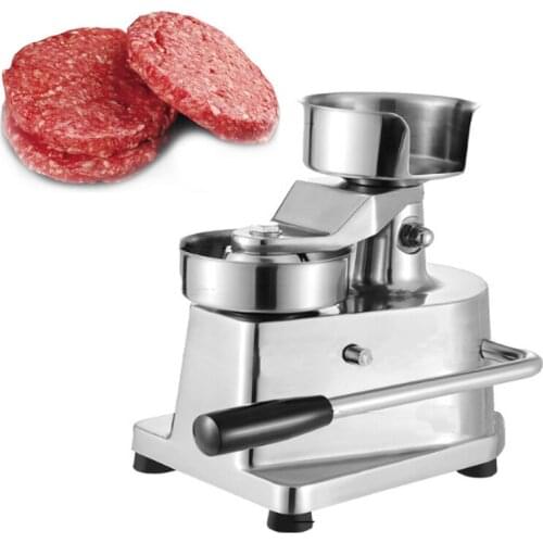 Manual Burger Machine Small Commercial Beef Meatloaf Making Equipment Stainless Steel Home Portable Hamburger Patties Forming