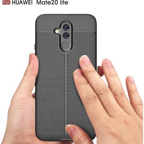 Huawei Mate 20 Lite Case Silicon Luxury Soft Cover Phone Case For Huawei Mate 20 Lite Mate20 Lite 20Lite Mate20Lite Case Etui