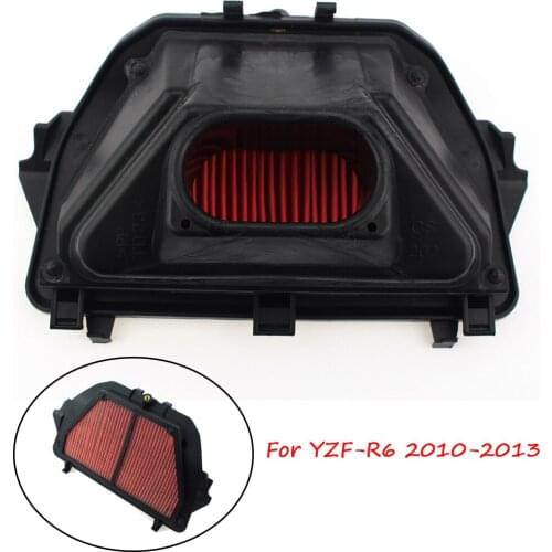 Motorcycle Replacement Air Intake Filter Cleaner Element Motorbike Air Filter For Yamaha YZF-R6 YZF R6 YZFR6 2010-2013