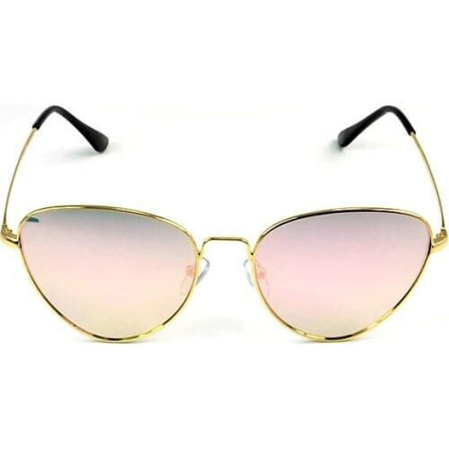 MINAKOLIFE Triangle colored lens Metal Frame Sunglasses Sun glasses Retro Vintage Sun glasses oculos de sol