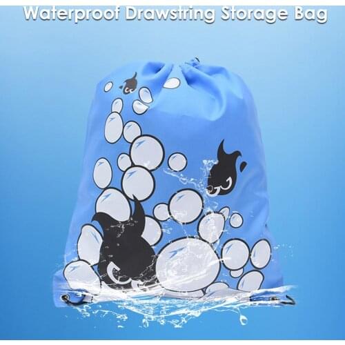 Waterproof Drawstring Bag Dustproof Storage Bag Sports Backpack Shoes Bag for Travel Portable Shoe Storage Bag Organize