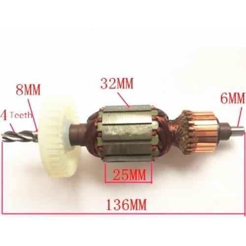 Armature Rotor replace for Hitachi FD10VA 360044E Drill Power Tool Accessories Electric tools part Spare Parts