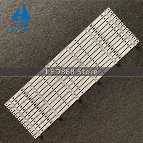 12 Pcs/Lot LED Backlight Strips For 65 Inch TV JS-D-JP65EU-062EC 061EC E65EU1000 64565A14 65X3 65AI4A 6 LEDs