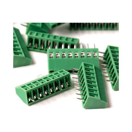 5PCS 2.54mm 8-Pin Plug-in Screw Terminal Block Connector Panel PCB Mount DT