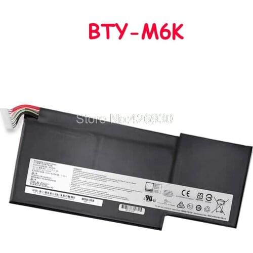 Battery For MSI BTY-M6K MS-17B4 GF63 GF75 Thin MS-16K3 GS63VR 7RG GF63 8RD 8RC-034CZ 8RC-005CN GF75-8RC 8RD 8RX GF75-9SC