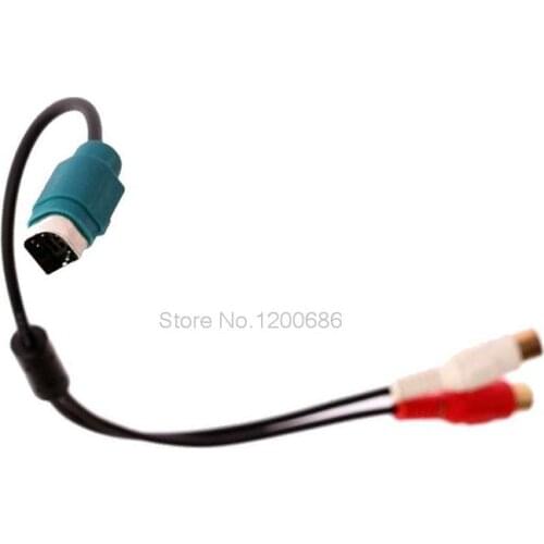 For Alpine CDE-W203Ri IDA X303 X305 X301 RCA AUX IN Cable Adapter Kce-237b