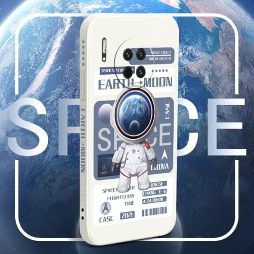 Traveling Astronaut Phone Case For Huawei Mate 30 30Pro 30Lite Pro Lite Liquid Silicone Cover
