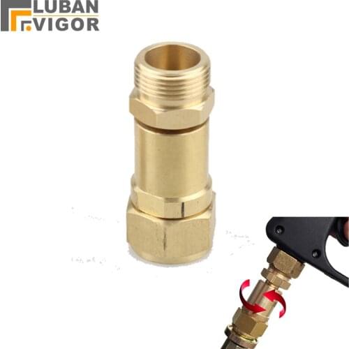 Pipe Fittings,Pressure washing gun/nozzle,22mm adapter,anti-wrap / universal joint,360 degree rotating