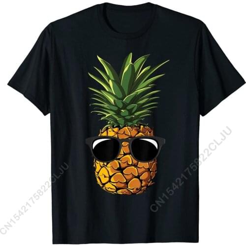 Pineapple Sunglasses T Shirt Aloha Beaches Hawaiian Hawaii Tshirts Customized Wholesale Mens Tops Tees Customized Cotton
