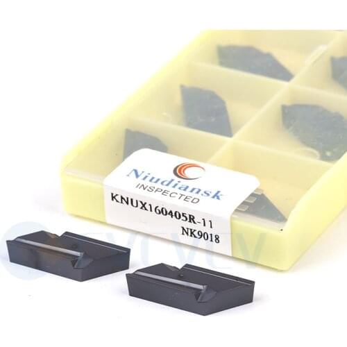 KNUX160405R-11 NK9018 CNC Lathe Turning Tools Milling Machining Carbide Cut Inserts High Temperature Resistance Coating Durable