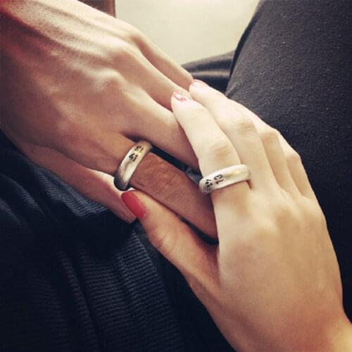 Lovers' Ring Titanium steel lifetime of Lover Jewelry